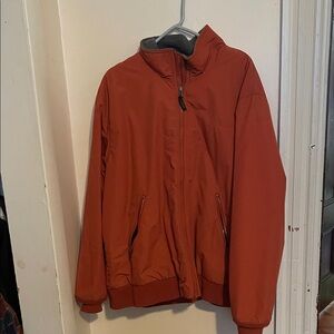 L.L. Bean Men's Burnt Orange Bomber Jacket